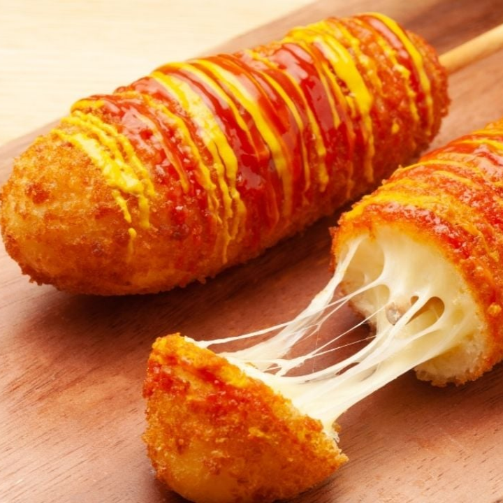 Banderilla Coreana Crujiente de Queso Manchego