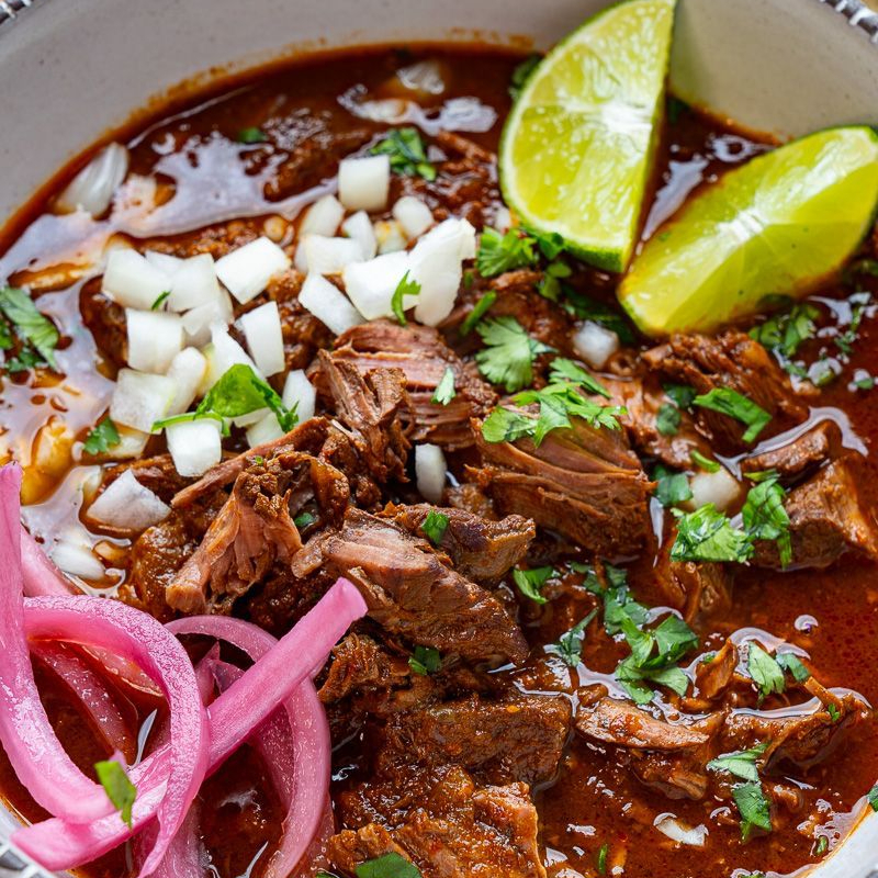CONSOME BIRRIA con/Carne Grande 1 Litro