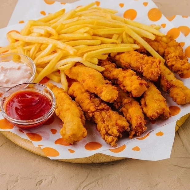 Tenders 500 g con Papas
