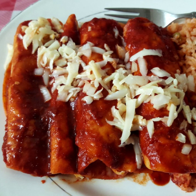 1 Enchilada Roja