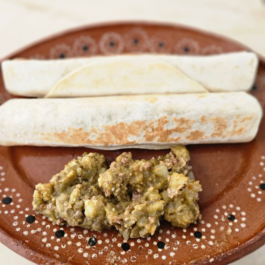 Burrito Picadillo Verde