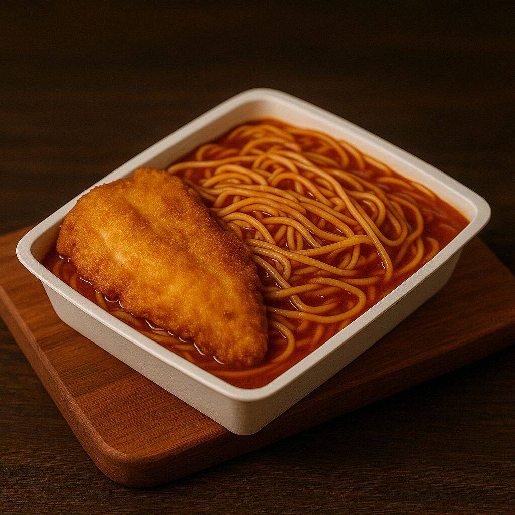 Um clássico cheio de sabor! Espaguete ao sugo preparado com molho de tomate fresco e bem temperado, acompanhado de filé de frango grelhado suculento e macio. Marmitex de 500g que une leveza, sabor caseiro e praticidade no seu dia. 🍝🔥