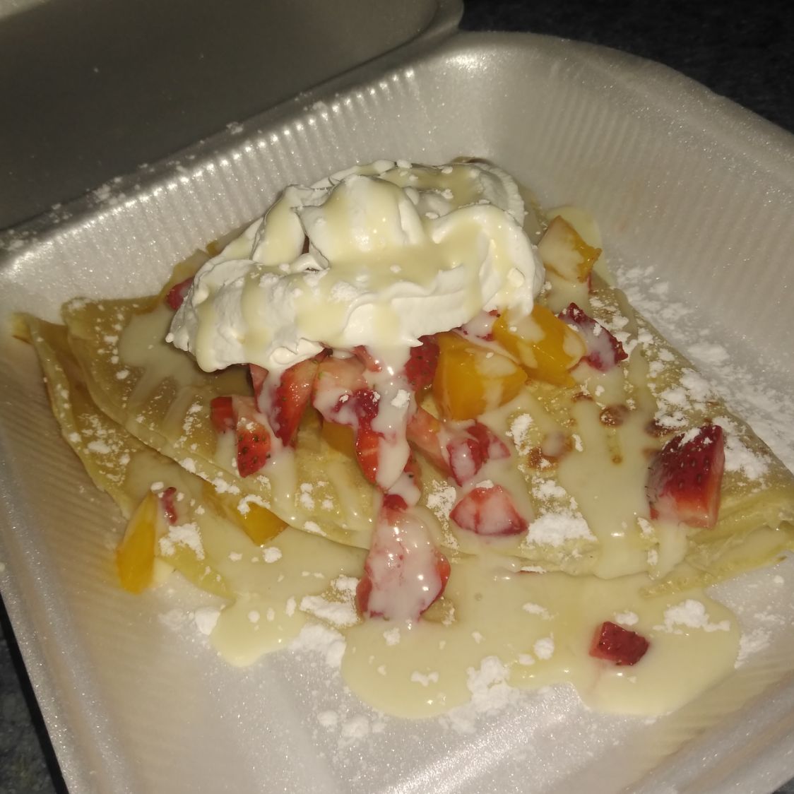 Fresa y Durazno con Lechera