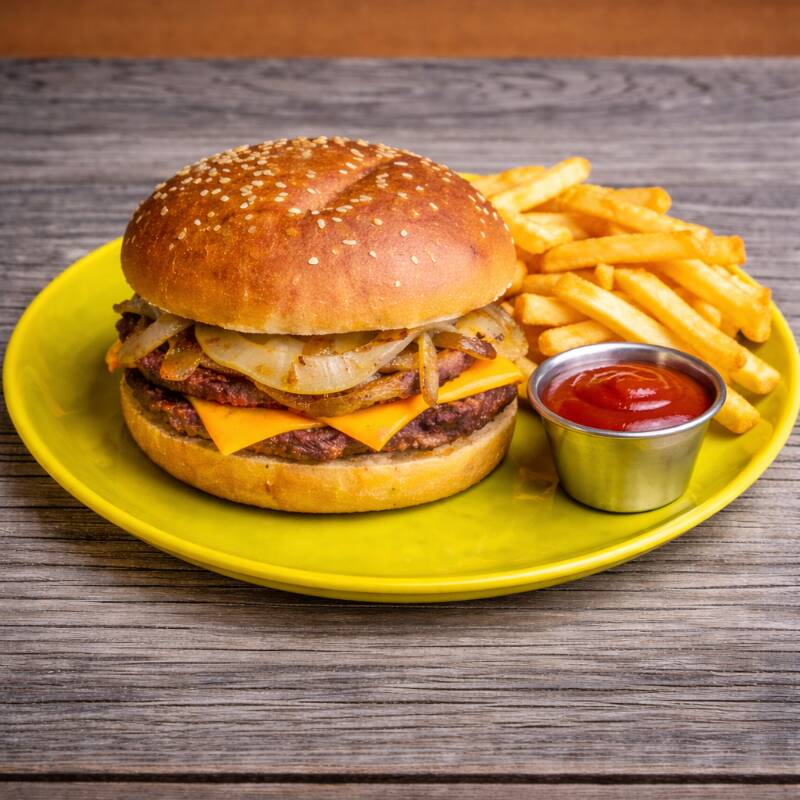 Doble Perezosa con Queso y Papas