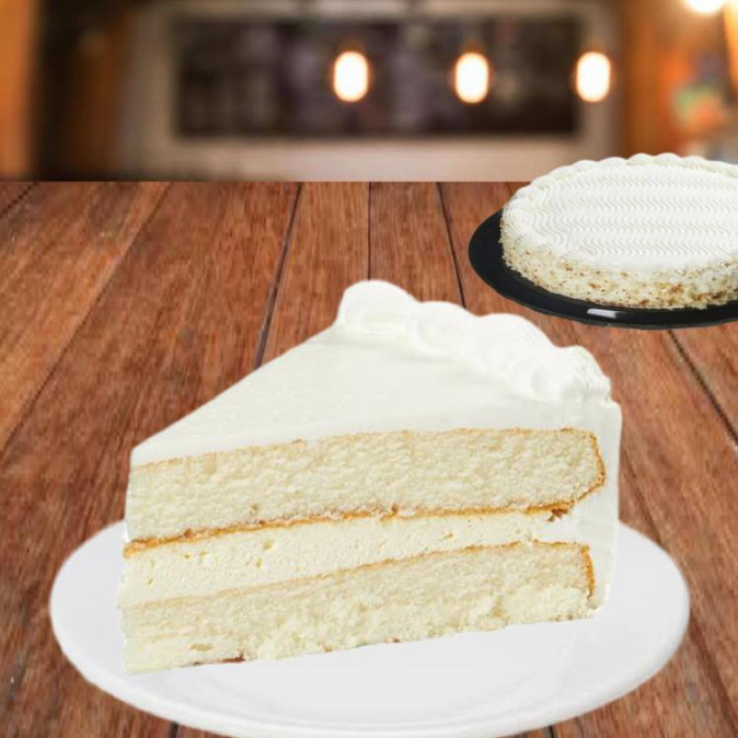 Rebanada de Pastel de Vainilla