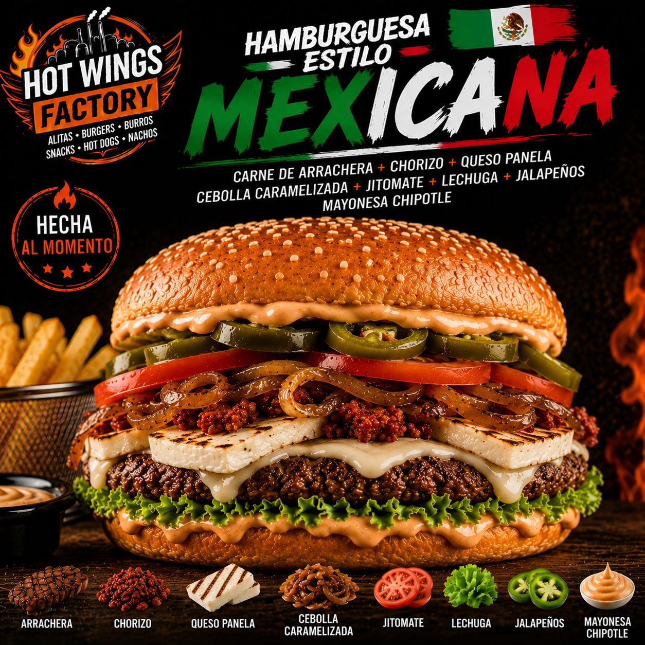 HAMBURGUESA ESPAÑOLA
