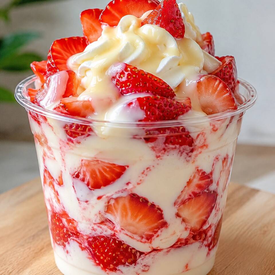 Fresas con Crema