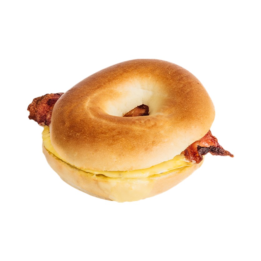 Bagel de Huevo y Tocino