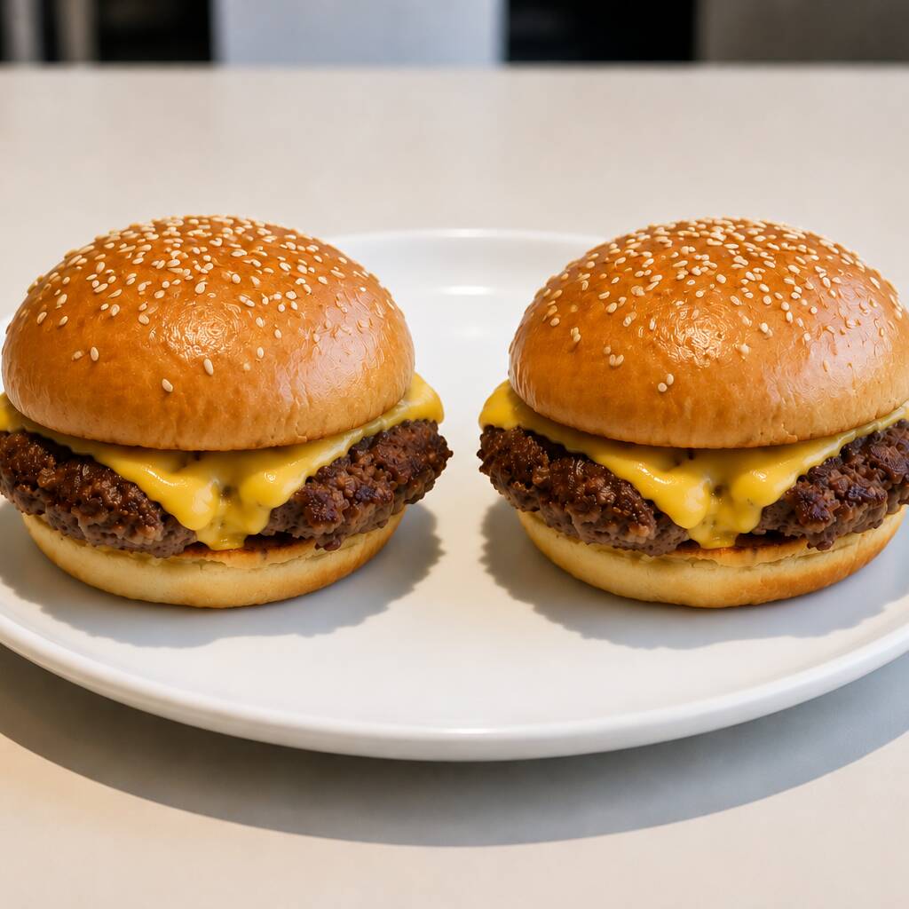 Dois hambúrgueres artesanais de 100g cada, cobertos com queijo cheddar derretido, fatias crocantes de bacon, alface fresca e o toque especial do nosso molho da casa, tudo no pão macio que completa essa explosão de sabor.