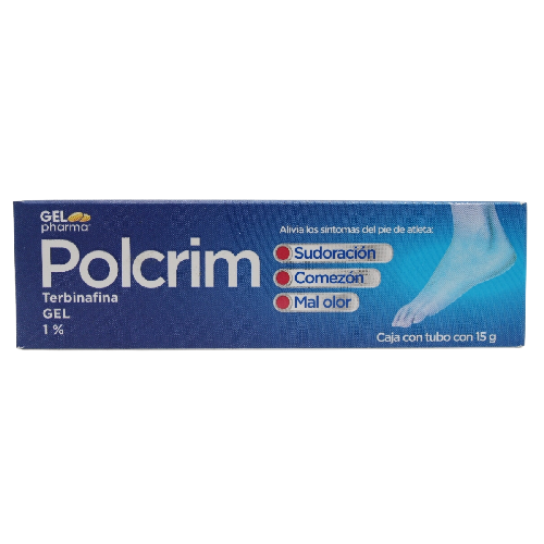 Polcrim (Terbinafina) 1% Caja con Tubo 15 G