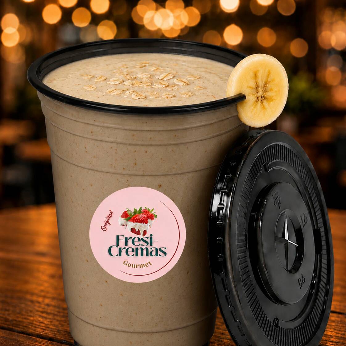 Licuado Plátano con Avena