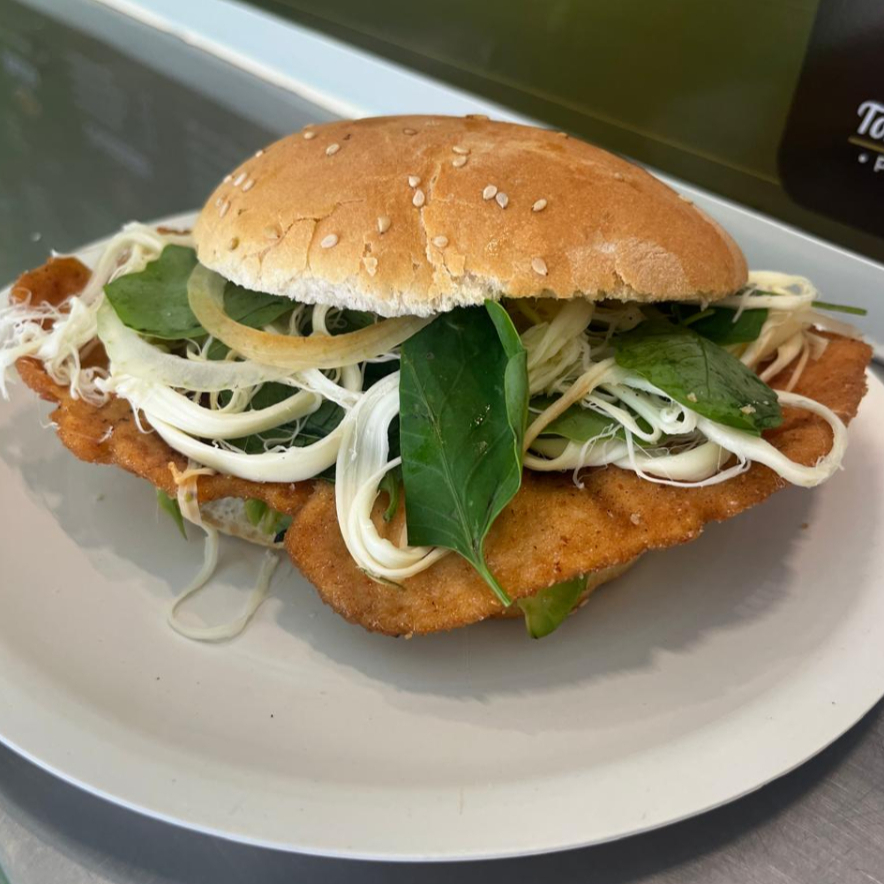 Cemita de Milanesa de Pollo