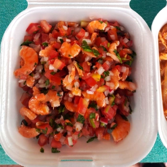 ENSALADA DE CAMARÓN SECO