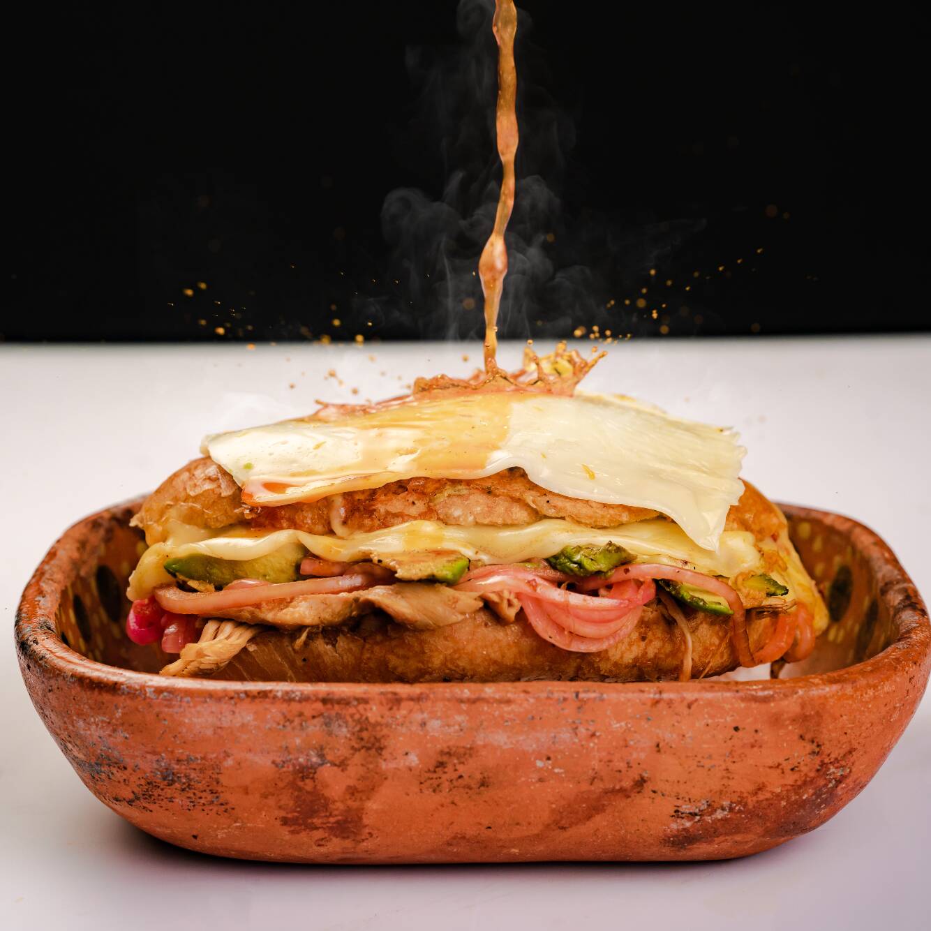 Torta Suprema de Cochinita Pibil Ahogada