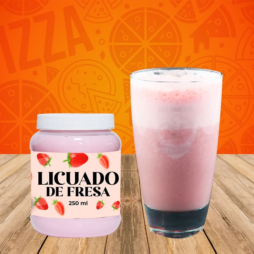 Licuado De Fresa 250 ml