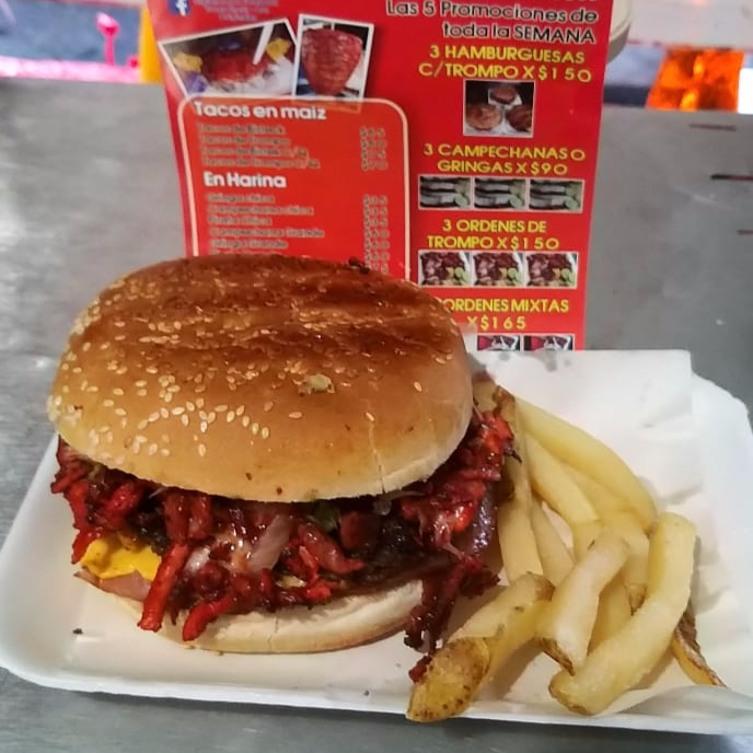 HAMBURGUESA DE TROMPO 🍔