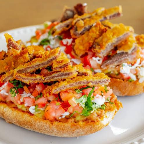 Mollete con Milanesa