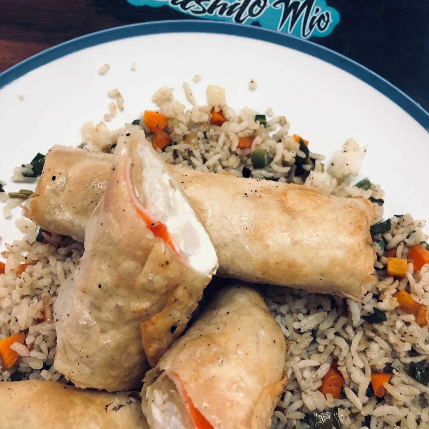 Rollito de philadelphia y surimi pza
