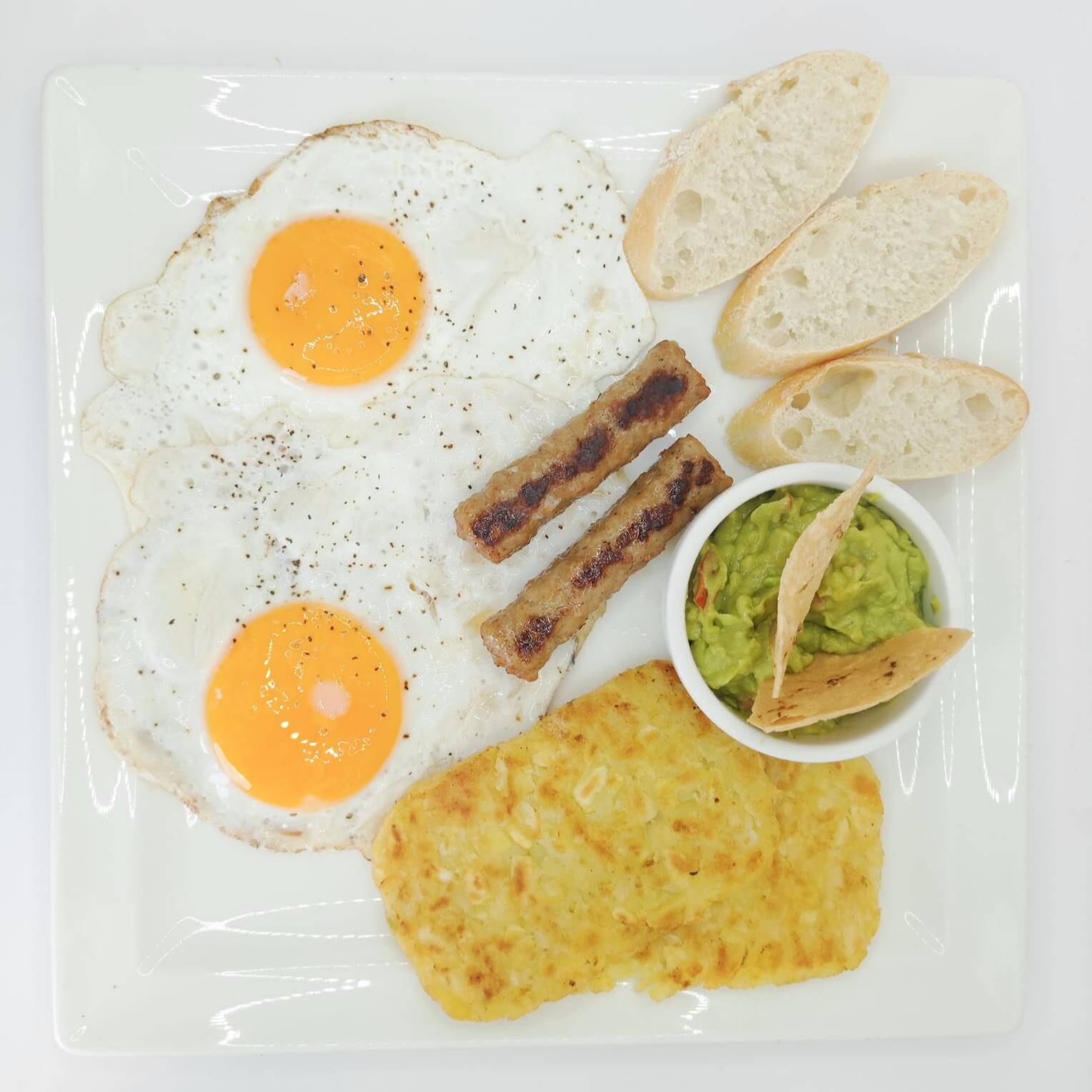 Two Eggs With Meat