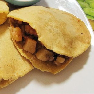 Gordita de Maíz - Picadillo