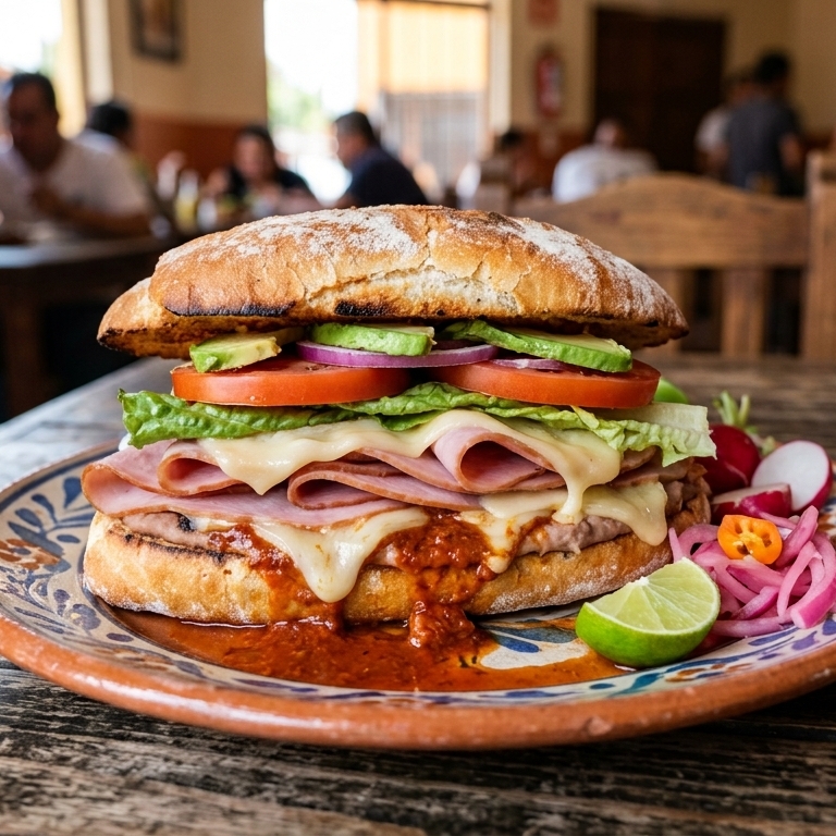 .Combo 2: 2 Lonche de Jamón