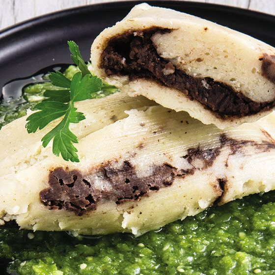 Tamal Frijol y Philadelphia