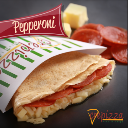 crepa de pepperoni con queso