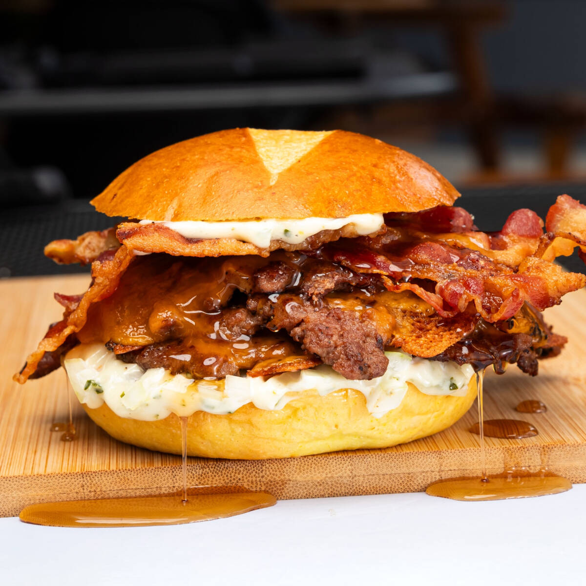 Burger Triple X Con Papas