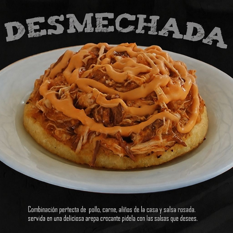 Arepa Desmechada