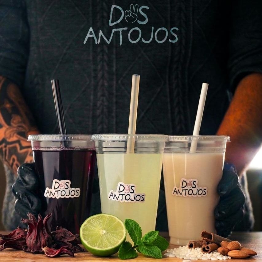 Agua Jamaica con Fresa