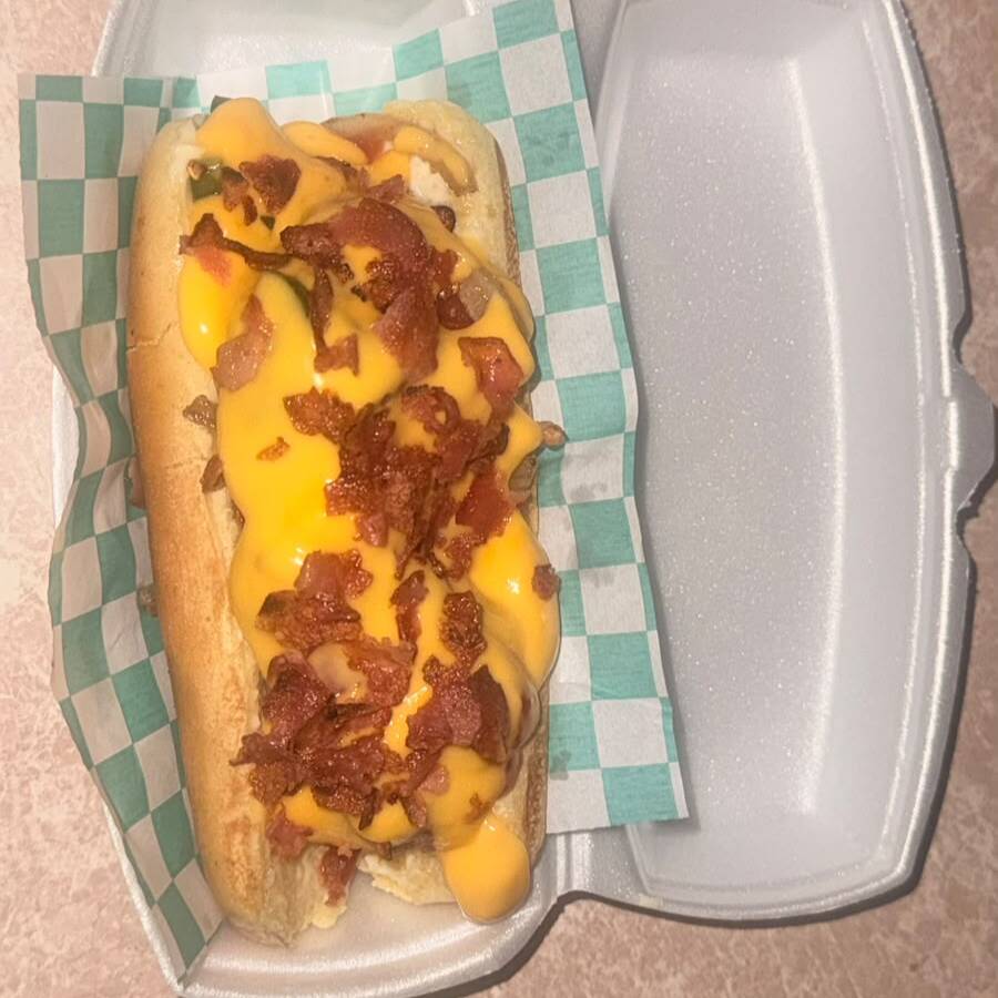 Hot Dog bacon cheese