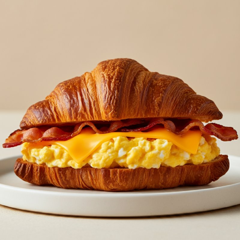 Croissant de Huevo y Tocineta