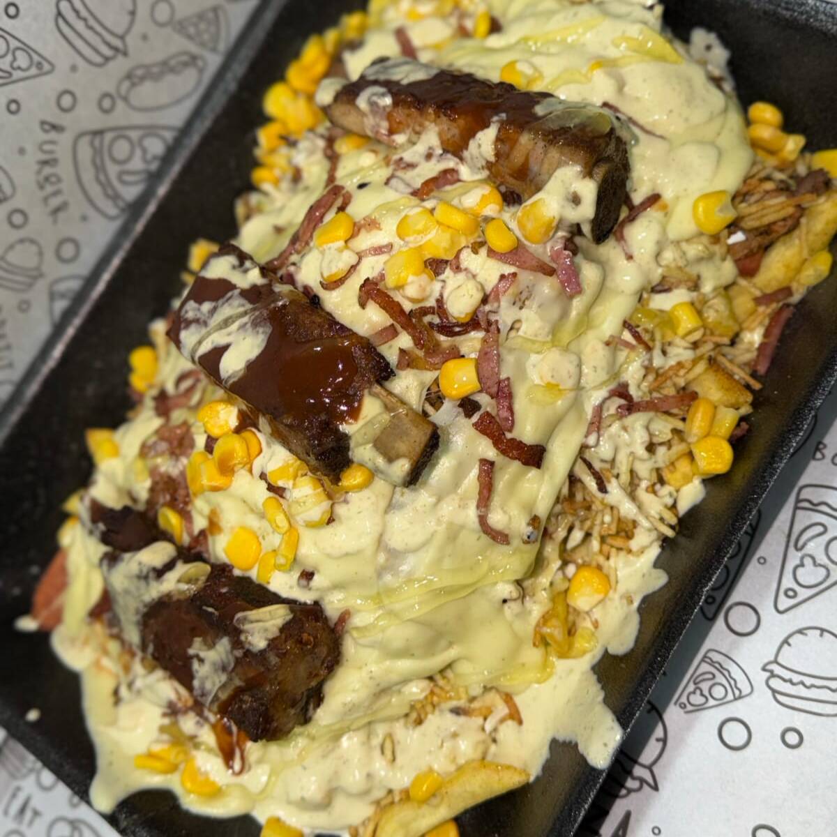Salvajada Triada con Costilla BBQ *3 Personas*