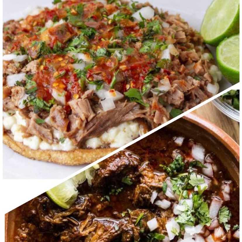 SUPER COMBO UNA ORDEN DE BIRRIA Y UNA PELLIZCADA