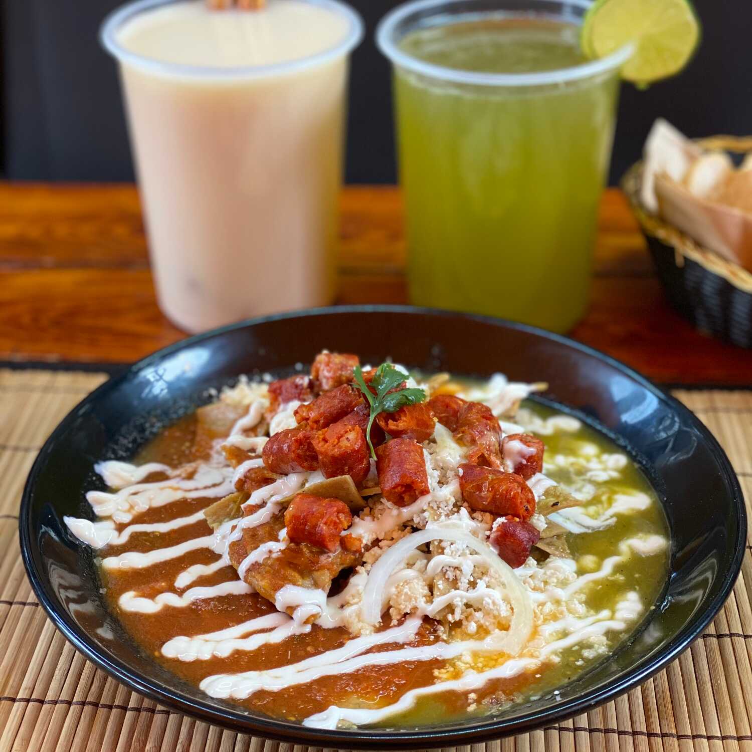 CHILAQUILES PERSONALES CON CHISTORRA