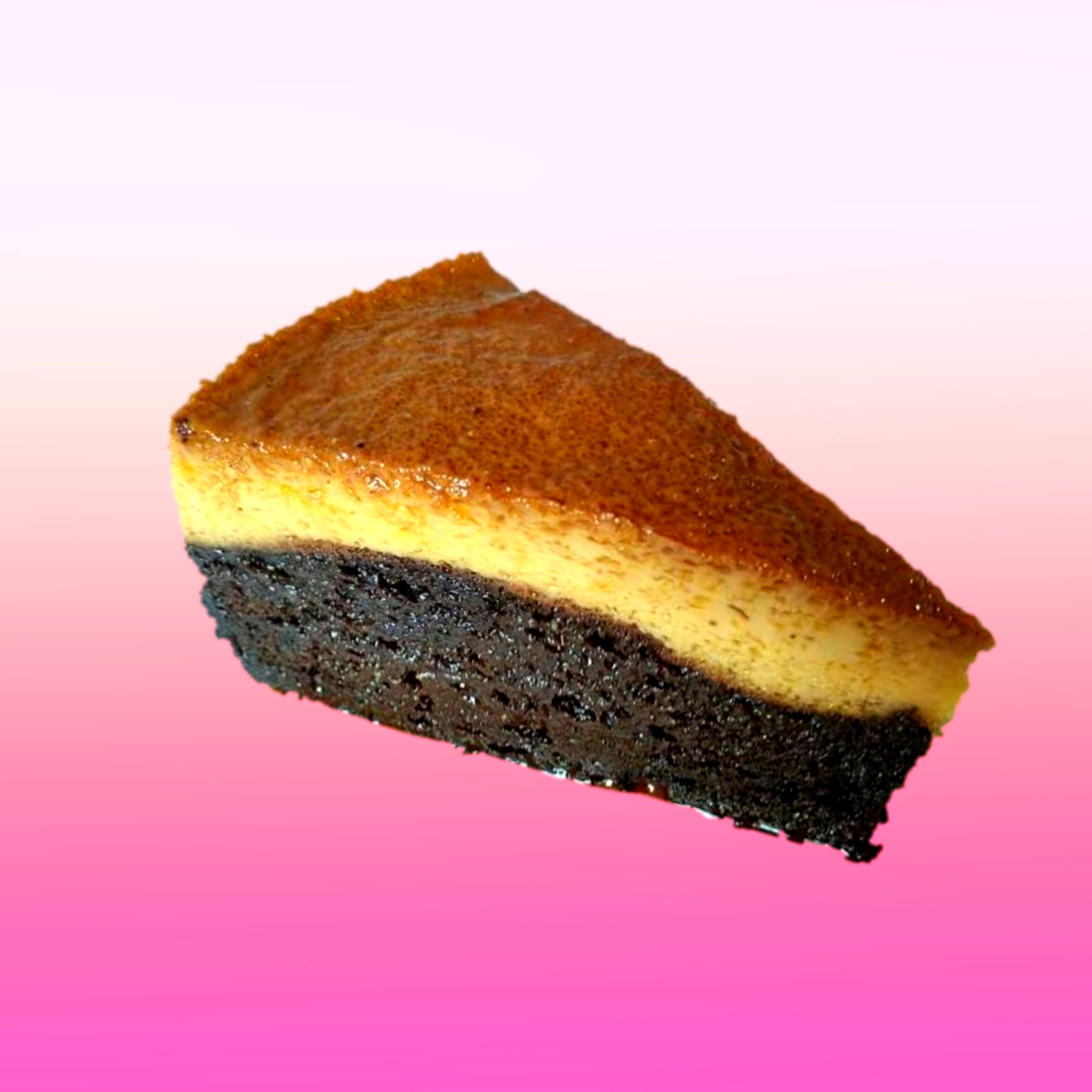 Rebanada chocoflan
