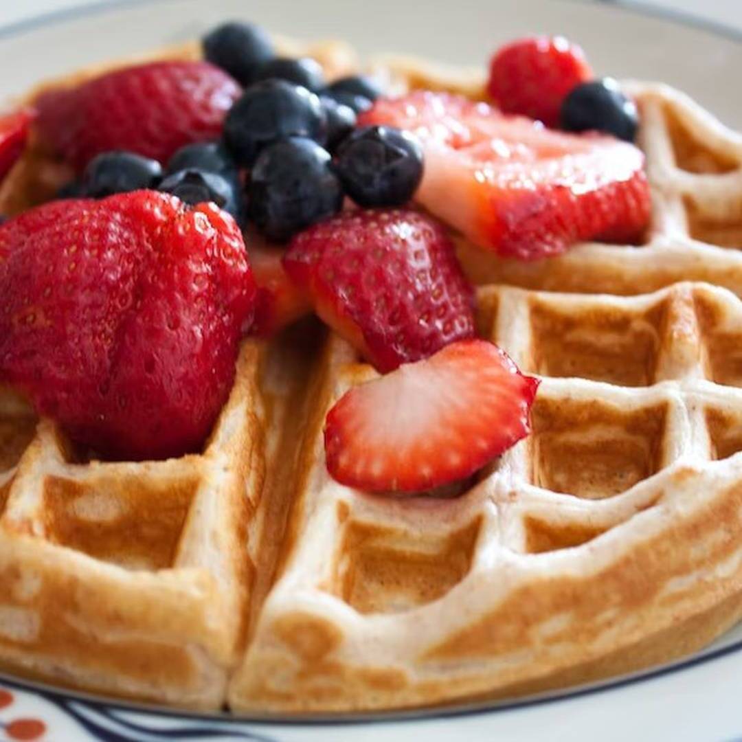 Waffles Dulces y esponjosos