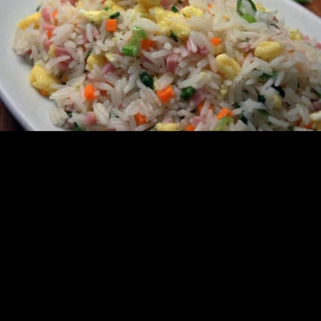arroz,legumes,ovos,presunto.