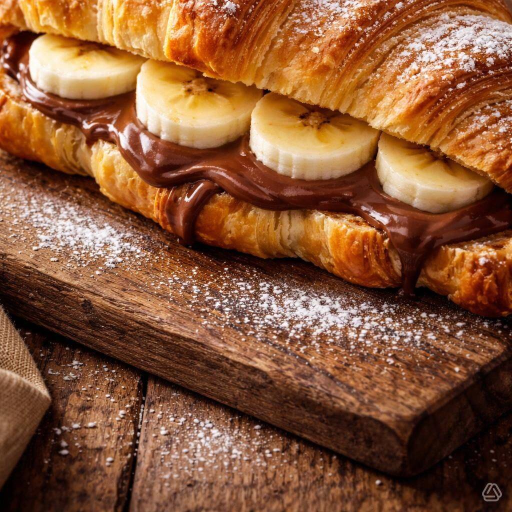Croissant Banana Nutella