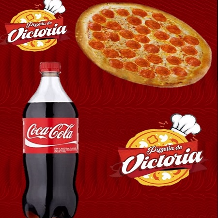 Combo-PIZZA DE PEPPERONI + COCA-COLA 2 LT
