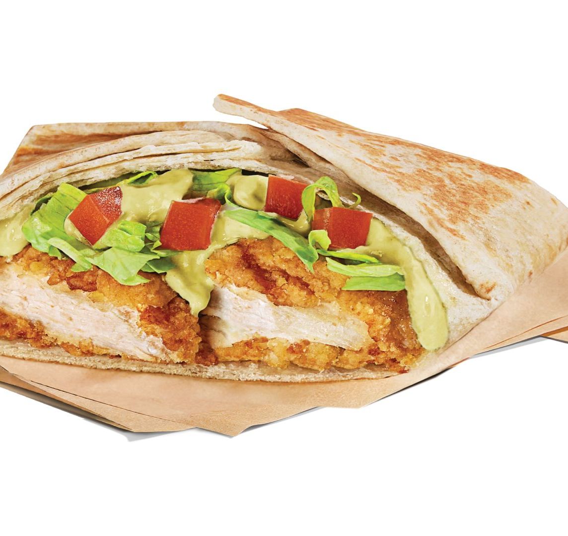 Chicken Crispy Wrap Salsa Poblano