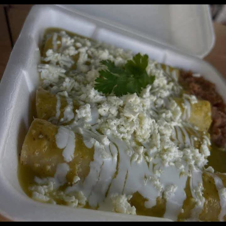Enchiladas Verdes De Carne Molida