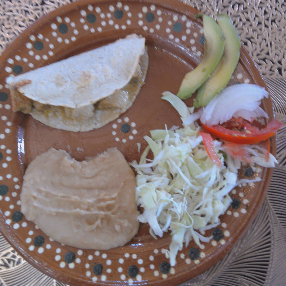 QUESADILLA MAIZ DE SALSA VERDE