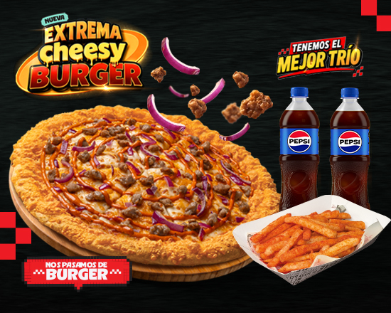 Trío Cheesy Burger