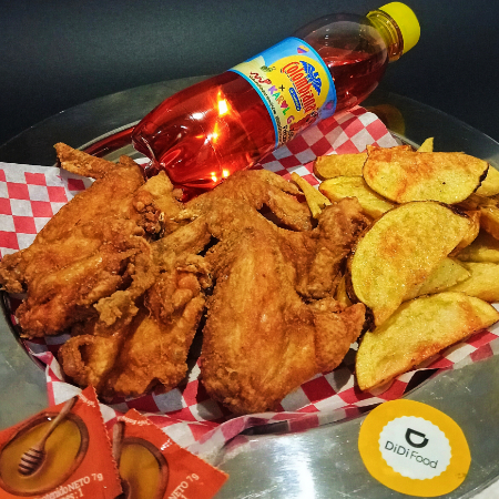 🍗Combo 8 Piezas de Alitas broaster + Gaseosa🥤