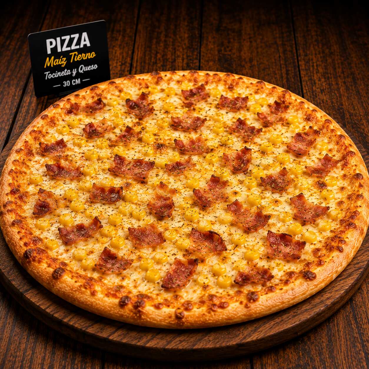 Pizza Maiz Baccon 30 Cm