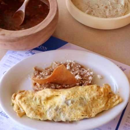 Omelette con Champiñones