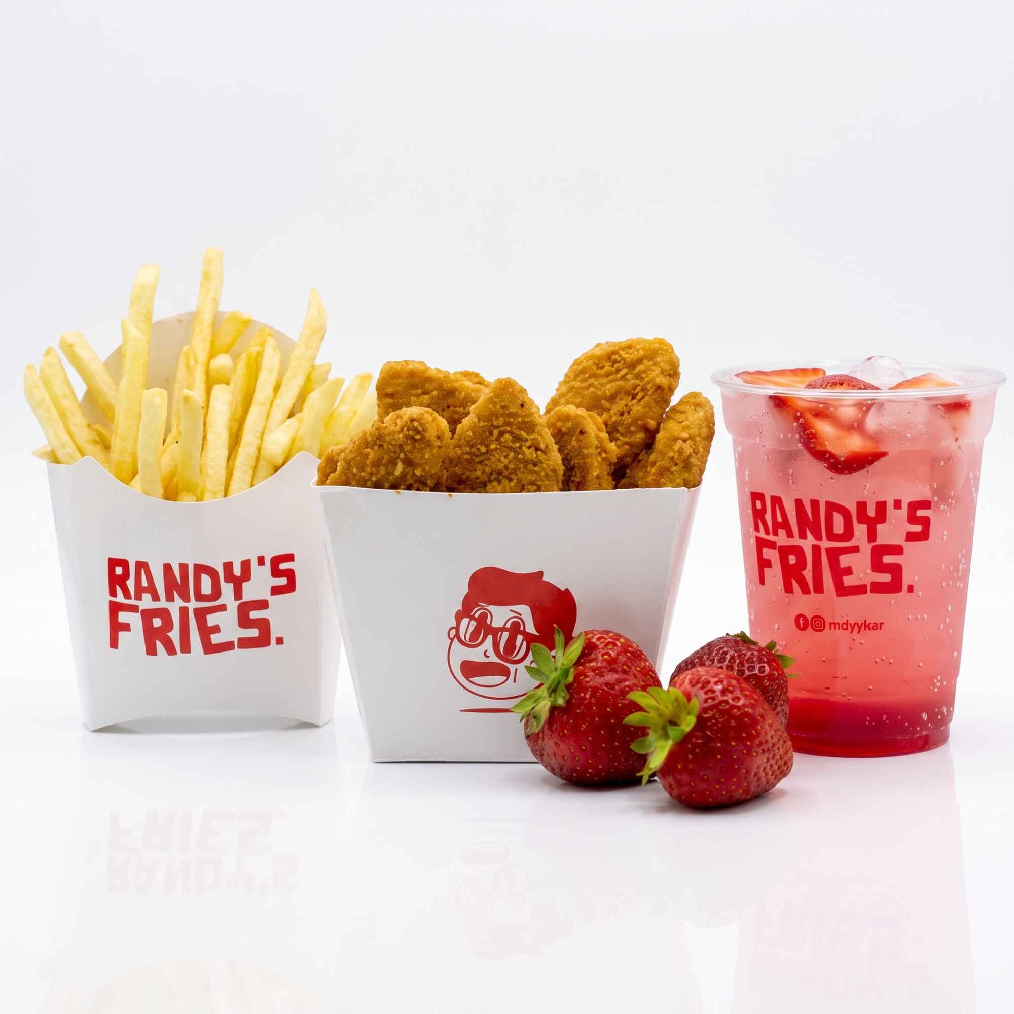 Nuggets(10pzs) con papas + Bang Bang soda