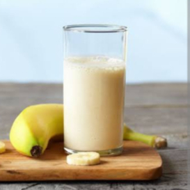 Batido de Plátano con Leche