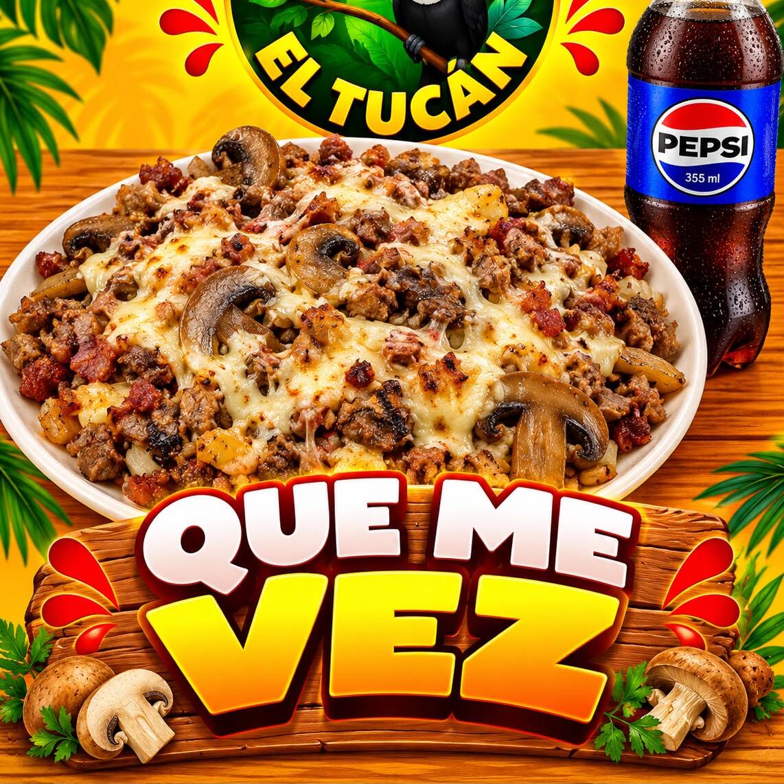 Que Me Ves + PEPSI 355 Ml